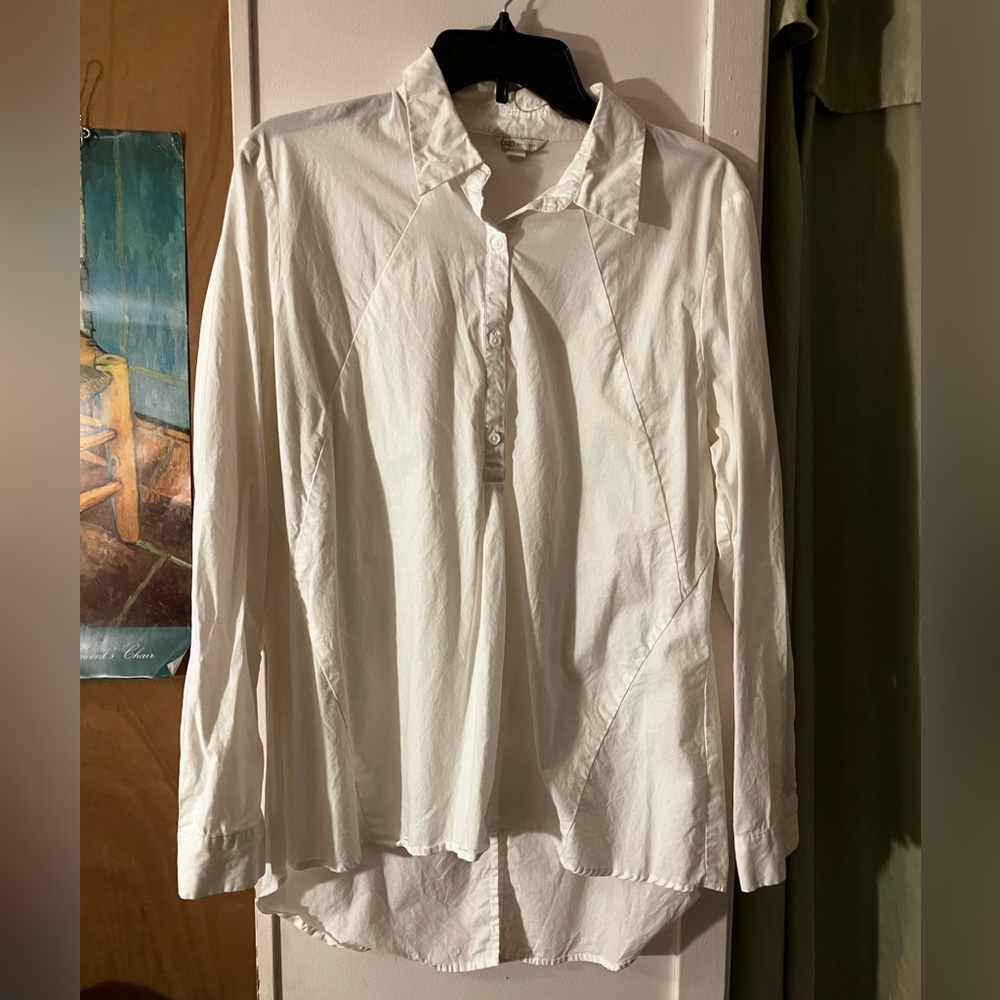 Cato Asymmetrical Poplin Shirt
